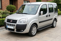 Fiat Doblo I 2005-2010 Trittbretter Allmond Black (2 Stk., Aluminium) Foto 1