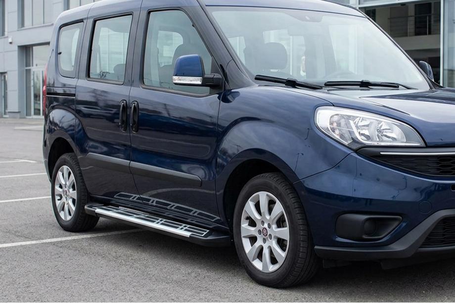 Fiat Doblo II 2010-2022 Seitenschweller Sunrise (2 Stk., Aluminium) Image