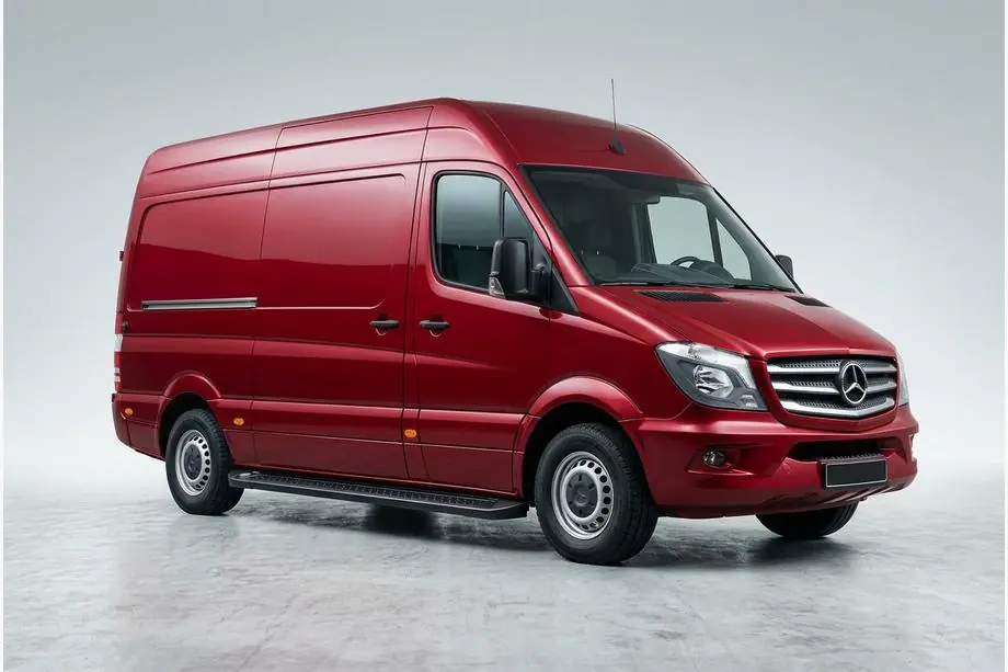 Mercedes Sprinter W906 2006–2018 Trittbretter Allmond Black (2 Stk., Aluminium) Foto 1
