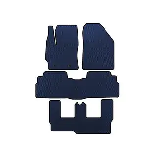 EVA Fußmatten (3 Reihen, 7-Sitzer, Blau)