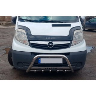 Frontbügel WT003-4 (Edelstahl) Opel Vivaro 2001–2015 Foto 2