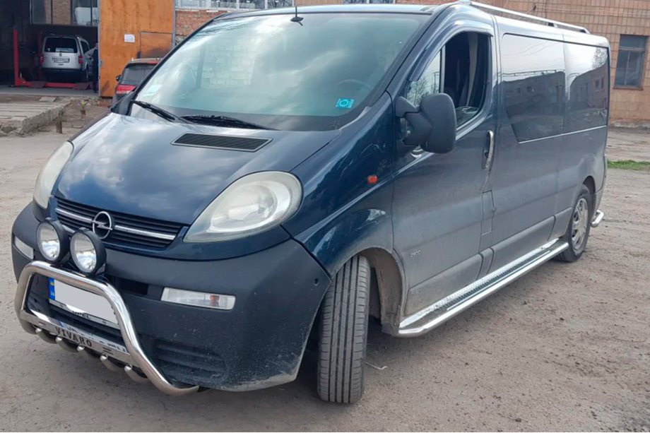 Opel Vivaro 2001–2015 Frontbügel WT003-4 (Edelstahl) Ohne Schriftzug Foto 10