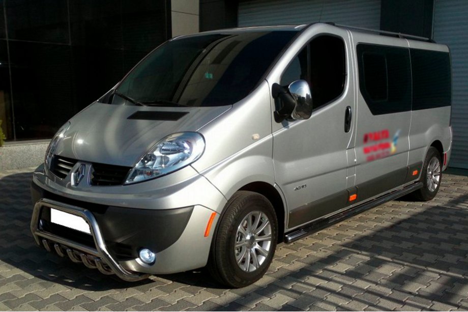 Opel Vivaro 2001–2015 Frontbügel WT003-4 (Edelstahl) Ohne Schriftzug Foto 11