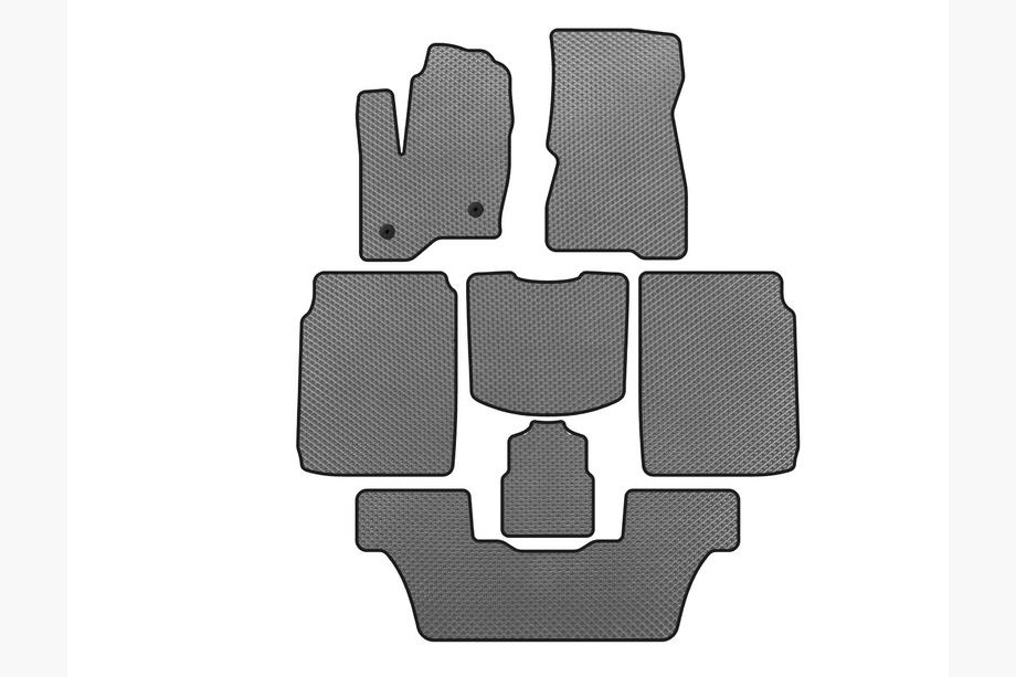 Ford Flex 2009-2019 EVA Fußmatten (3 Reihen, 2013-2019, Grau) Image