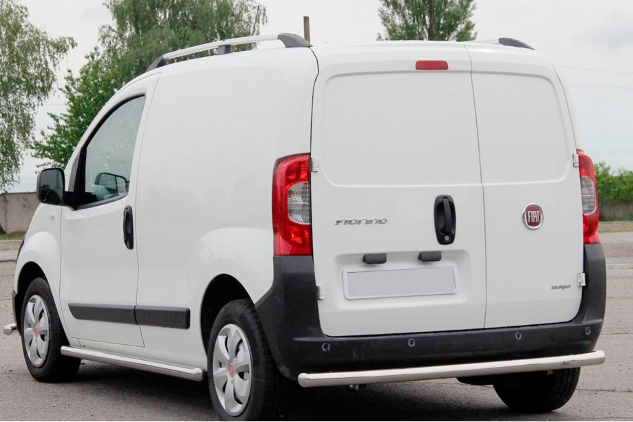 Fiat Fiorino/Qubo 2008-2024 Heckschutz Edelstahl Foto 1