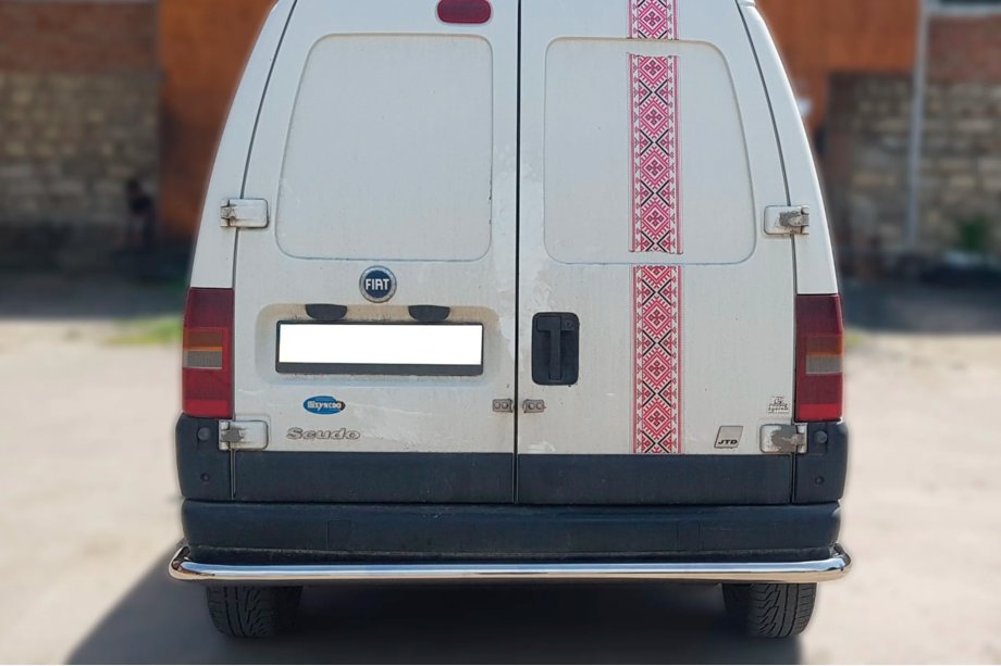 Fiat Scudo 1996-2007 Heckschutz AK005 (Edelstahl) Image