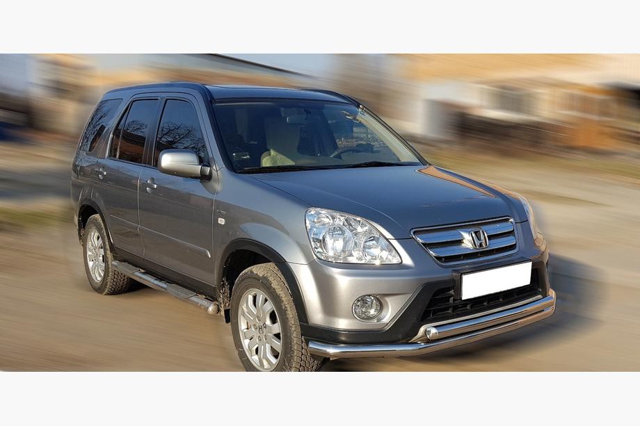 Honda CRV 2001-2006 Frontschutzbügel ST014 (Edelstahl) d60/42 Foto 2