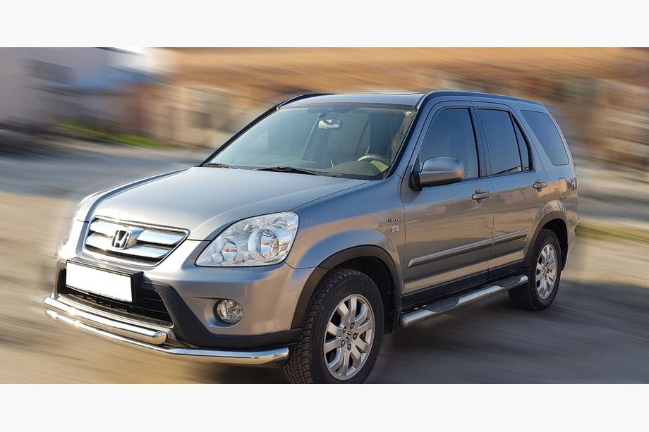 Honda CRV 2001-2006 Frontschutzbügel ST014 (Edelstahl) d60/42 Foto 3
