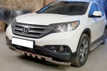 Honda CRV 2012-2016 Frontschutzbügel Shark Edelstahl Foto 2