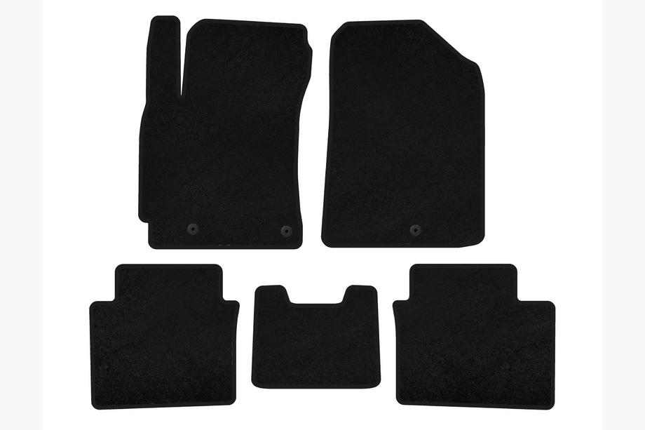 Kia Forte 2008–2024 Textil Fußmatten Classic (2018-2021, Schwarz) Foto 1