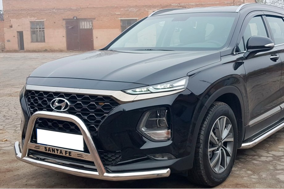 Hyundai Santa Fe 4 2018-2023 Frontbügel WT006 Edelstahl Foto 2