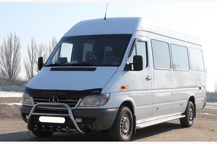 Mercedes Sprinter W901/902/903/904/905 1995–2006 Frontbügel WT003 (Edelstahl) 2000-2006 Foto 4