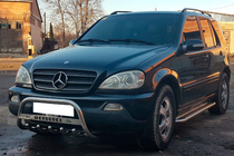 Mercedes ML W163 1997-2005 Frontbügel WT004 (Edelstahl) Foto 3