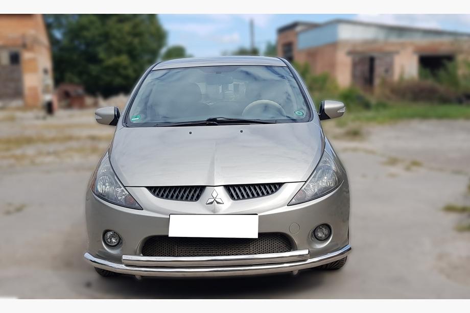 Mitsubishi Grandis 2003-2011 Frontschutzbügel ST014 (Edelstahl) d60/42 Foto 1