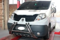 Renault Trafic 2001–2015 Frontbügel F1-01 (Edelstahl) Foto 2