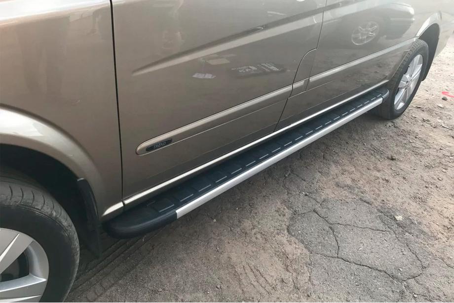 Mercedes Viano 2004-2014 Trittbretter Duru (2 Stk., Aluminium) Langer Radstand Foto 2