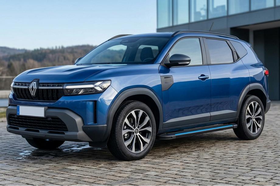 Renault Duster 2024- Seitenschweller Maya Blue (2 Stk., Aluminium) Foto 1