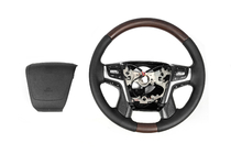 Toyota Land Cruiser Prado 150 2009-2023 Lenkrad mit Heizung (dunkles Holz) Foto 6