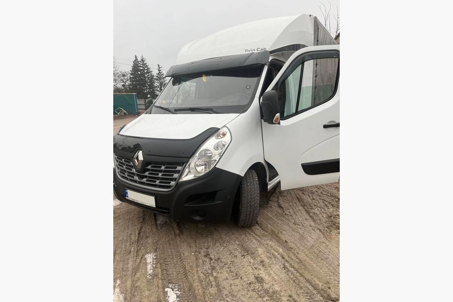 Renault Master 2011-2023 Frontscheibenblende V1 (schwarz glanz, 5mm) Foto 2