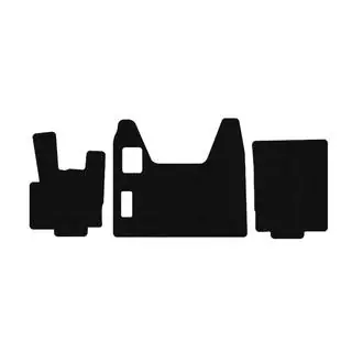 Gummimatten Carsuit (Schwarz) DAF XF95 2002-2006 Foto 1