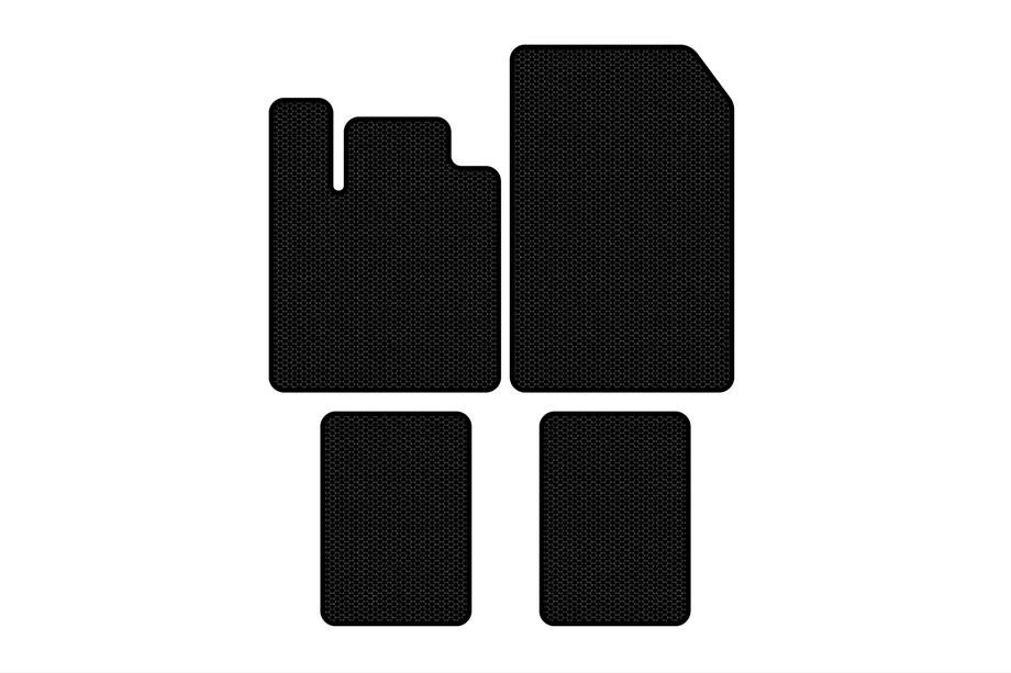 Renault Twingo 2007-2014 Gummimatten Carsuit (Schwarz) Foto 1
