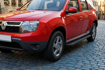 Renault Duster 2008–2017 Seitenschweller Bosphorus Black (2 Stk., Aluminium) Foto 1