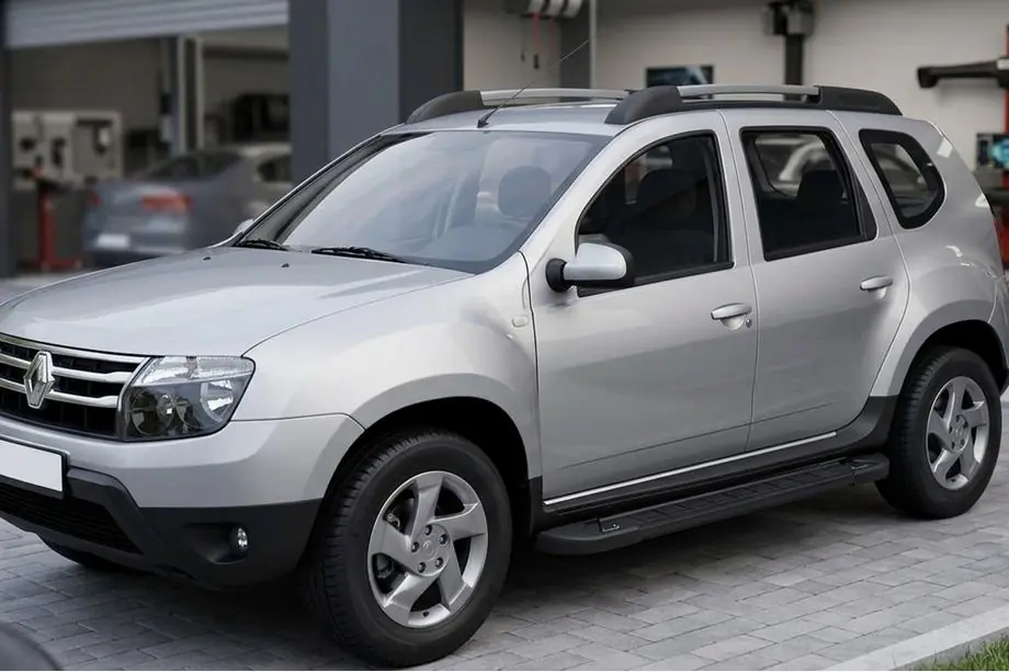 Renault Duster 2008–2017 Seitenschweller RedLine Black (2 Stk., Aluminium) Foto 1