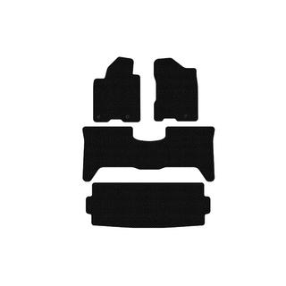 Gummimatten Carsuit (3 Reihen, 2003-2008 schwarz) Nissan Armada 2003-2015 Foto 1