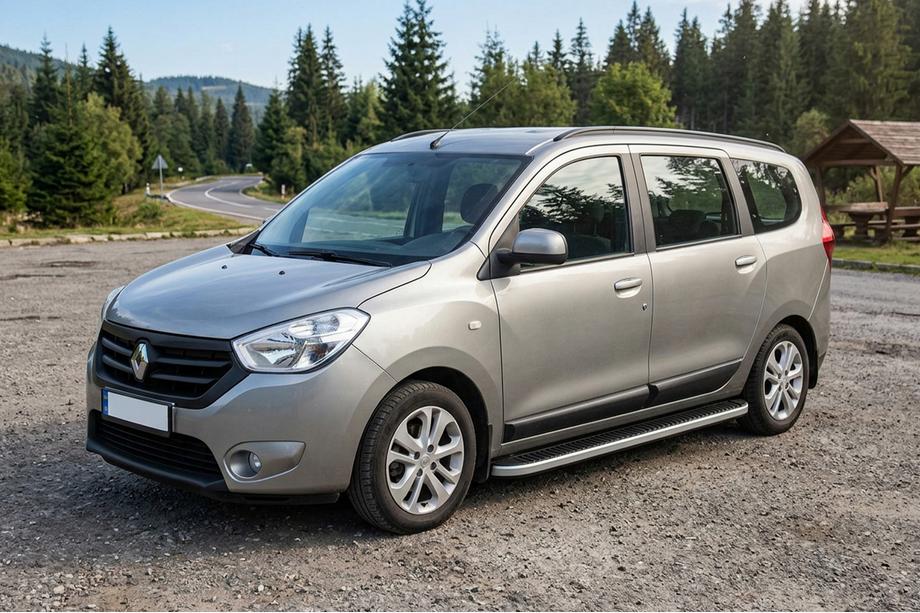 Renault Lodgy 2013-2022 Seitenschweller Tayga Grey (2 Stk., Aluminium) Image