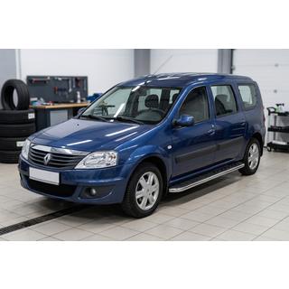Trittbretter Maydos V1 (2 Stk., Aluminium & Edelstahl) Dacia Logan MCV 2004-2014 Foto 3