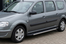 Renault Logan MCV 2005-2013 Trittbretter Duru (2 Stk., Aluminium) Foto 3