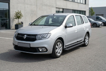 Dacia Logan MCV 2013-2020 Trittbretter Allmond Black (2 Stk., Aluminium) Foto 1