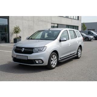 Trittbretter Allmond Black (2 Stk., Aluminium) Dacia Logan MCV 2013-2020 Foto 1