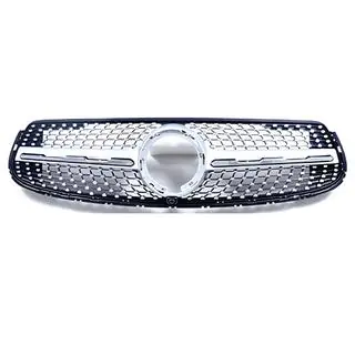 Frontgrill Diamond Silber (für GLC 43 AMG/GLC 63 AMG/AMG-Line 2019-2022) Foto 2