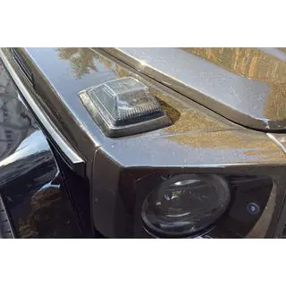 Motorhauben-Blinker W464-Black V2 (2018-2022, 2 Stk)