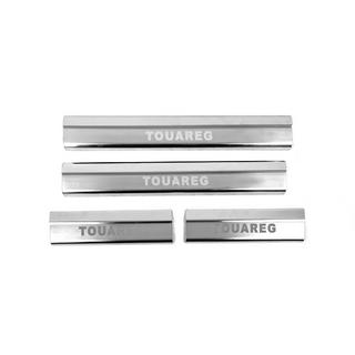 B-Ware Einstiegsleisten Carmos V2 (4 Stk, Edelstahl) Volkswagen Touareg 2010-2018 Foto 1