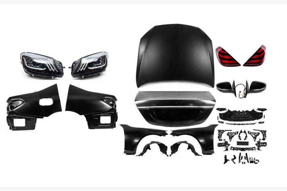 Mercedes S-class W221 2005-2013 Facelift Kit auf W222 (ohne Stoßstangen) Foto 1