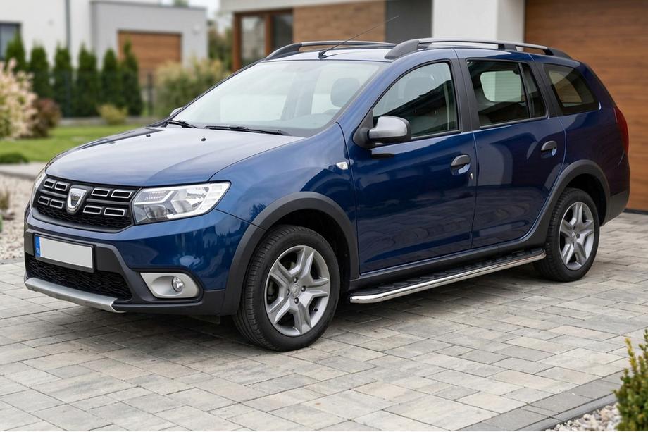 Renault Logan MCV 2013-2022 Trittbretter Maydos V1 (2 Stk., Aluminium & Edelstahl) Image