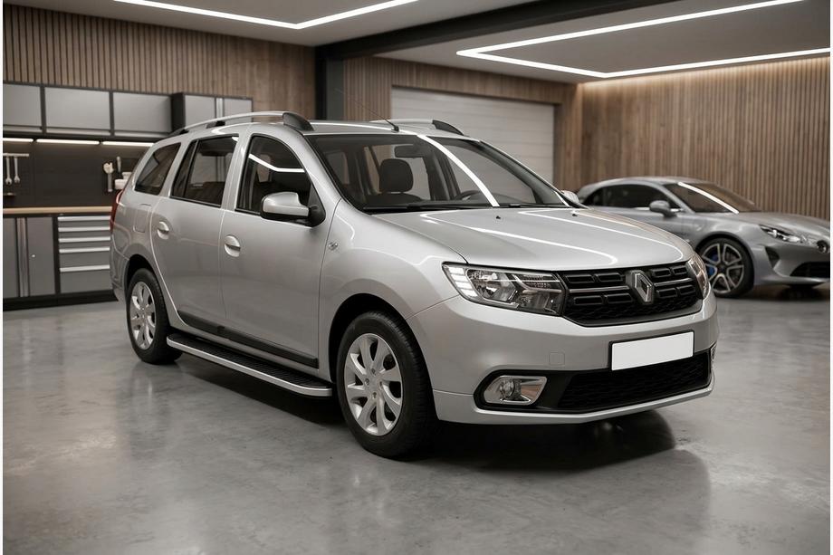 Renault Logan MCV 2013-2022 Seitenschweller Tayga Grey (2 Stk., Aluminium) Image