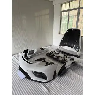Bodykit GT4 (ABS + Carbon) Porsche Boxster/Cayman 982 (718) 2016- Foto 2
