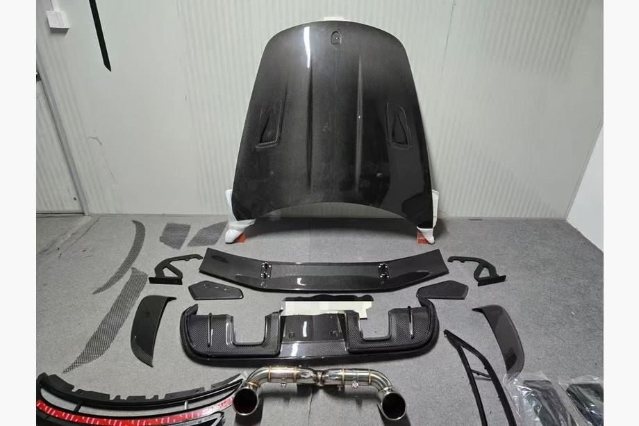 Porsche Boxster/Cayman 982 (718) 2016- GT4RS Bodykit-Set (Polypropylen + Carbon) Foto 84