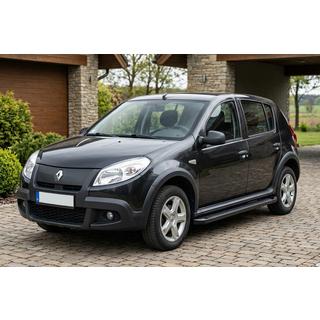 Trittbretter Allmond Black (2 Stk., Aluminium) Dacia Sandero 2007-2013 Foto 1