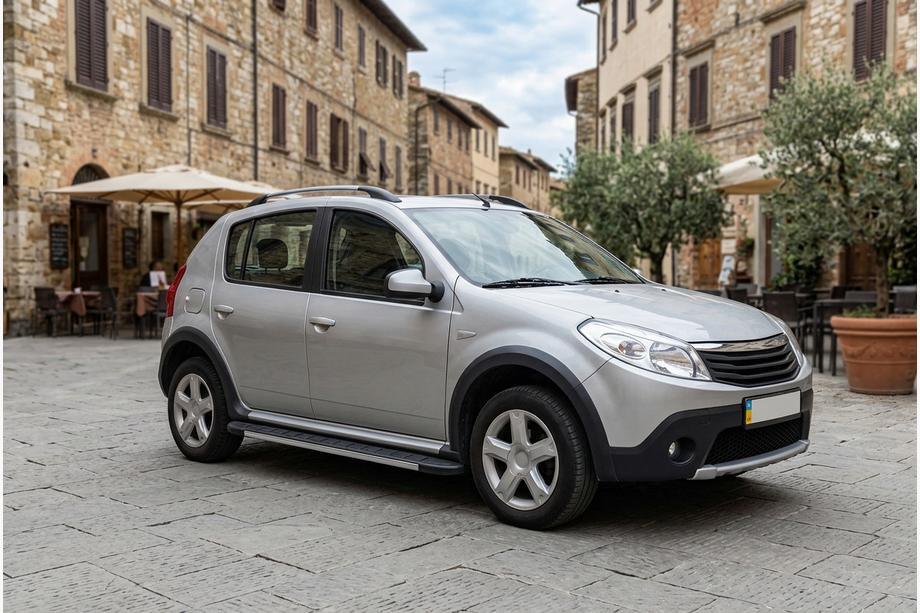 Renault Sandero 2007-2013 Trittbretter Duru (2 Stk., Aluminium) Image