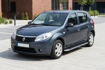 Renault Sandero 2007-2013 Trittbretter Maydos V1 (2 Stk., Aluminium & Edelstahl) Foto 1