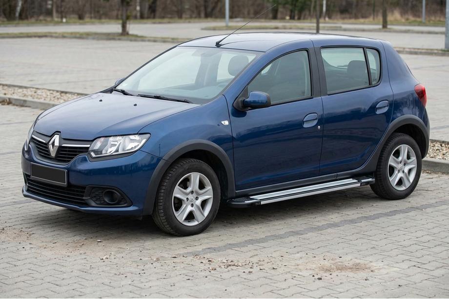 Dacia Sandero 2013-2020 Trittbretter Rainbow (2 Stk., Aluminium) Image