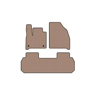 Gummimatten Carsuit (2 Reihen, beige)