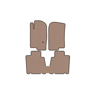 Gummimatten Carsuit (2 Reihen, beige)