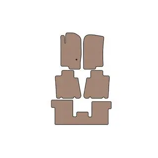 Gummimatten Carsuit (3 Reihen, beige)