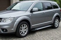Fiat Freemont 2011-2016 Trittbretter Allmond Grey (2 Stk., Aluminium) Foto 1