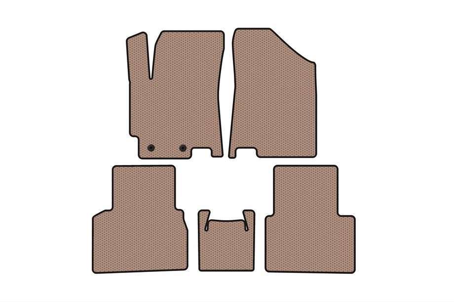 JAC J7 2018- Gummimatten Carsuit (Beige) Foto 1